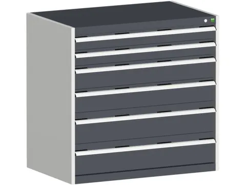 ladekast HxBxD 1000x1050x650mm 6laden zware lasten RAL7035 RAL7016