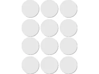 Apli Ronde Etiketten Ø25mm Wit - 1
