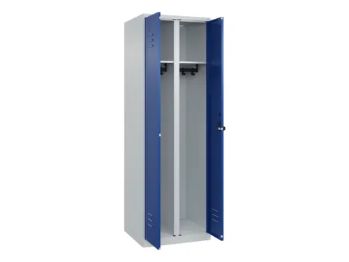 locker voor scheiding van kleding,HxBxD 1850x600x500mm,2vak