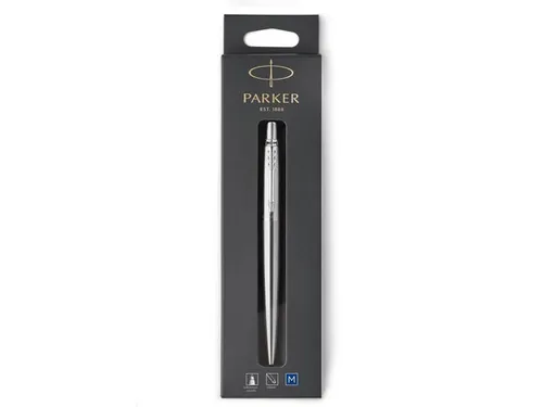 Balpen Parker Jotter stainless steel CT medium op blister