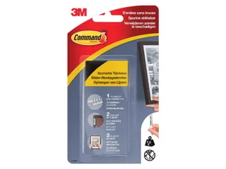 Bevestigingsstrip Command groot klik vast 7,2kg zwart - 2