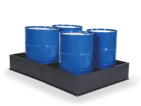 Opvangbak Hdpe 2470x870x245mm V. 6x220l Open Volume 225l