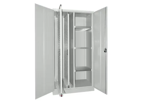 verticale kast,HxBxD 1950x1000x600mm,RAL7035,front RAL7035
