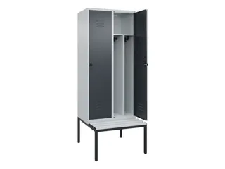locker voor scheiding van kleding,HxBxD 2120x800x815mm,2vak - 2
