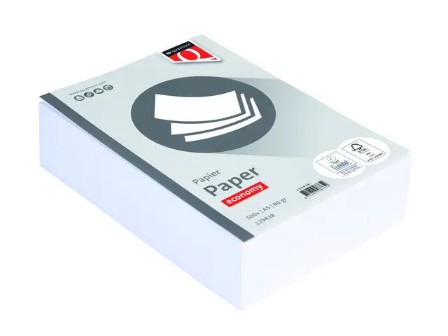 Kopieerpapier Quantore Economy A5 80 gram wit 500vel