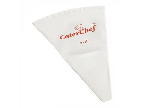 Spuitzak Katoen Wit 25cm per stuk