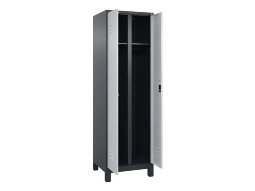 locker voor scheiding van kleding,HxBxD 1950x600x500mm,2vak