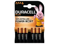Batterij Duracell Plus Powerboost AAA 6 stuks