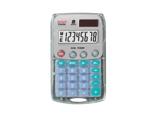 Calculator Rebell STARLET transparant hand 8 digit - 2