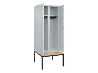 locker voor scheiding van kleding,HxBxD 2120x800x815mm,2vak - 2