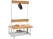 banc double,HxLxP 1600x1000x770mm,piètement RAL7016