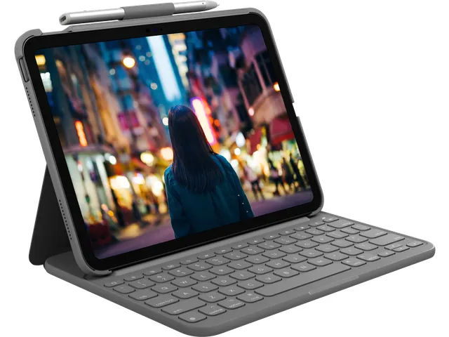 f/ iPad (10th gen), VK Engels, Qwerty, Bluetooth, 186.7 x 20 x 253 mm,