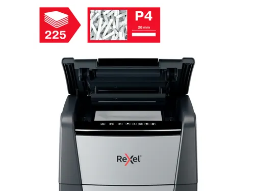 Papiervernietiger Rexel Optimum Auto+ 225X P-4 snippers 4x26mm