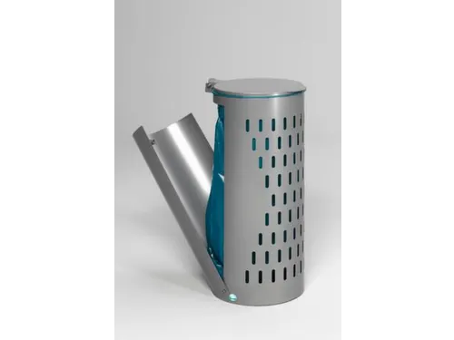 Afvalverzamelaar Zilver 120 Liter 850x380x440mm Met Deur