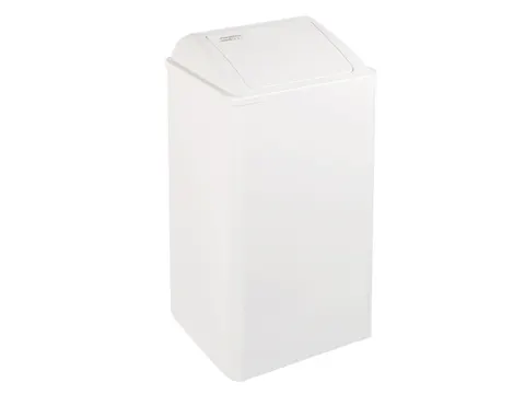 Poubelle fermée PP0065 65 litres Blanc