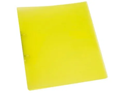 Ringmap A4 2 Ringen 16mm Transparant Geel