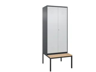 locker voor scheiding van kleding,HxBxD 2120x800x815mm,2vak - 1