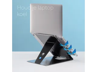 Tablet en laptopstandaard in 1 R-Go Riser Duo voor 10-22 inch Zwart - 12