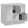lockerkast,HxBxD 855x900x500mm,3x2vakken,RAL7035,front RAL3000