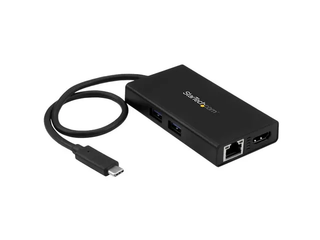 Usb-C Multiport Adapter Met 4K Hdmi 2X Usb-A Poorten 60W Pd Zwart