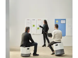 Whiteboard Rocada Skinagile 100x150cm wit gelakt - 10
