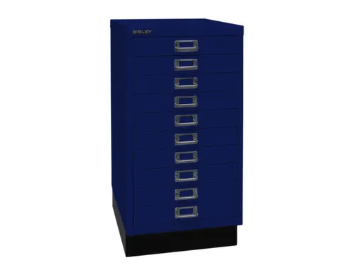 kantoor-ladekast HxBxD 670x349x432mm 10 laden romp oxfordblauw staal