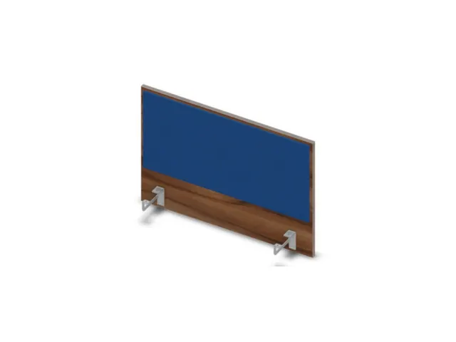 opzetpaneel bureau aanbouw achter NP-tiepolo nut BN6016-blauw 800mm