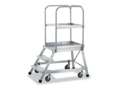 Bordestrap Aluminium Bordes 720x 600x 800mm 3treden Aluminium