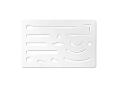 Gumsjabloon Aristo ES30 9x6 cm