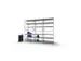 rayonnage modulaire,rayonnage départ,HxlxP 3000x1360x835mm