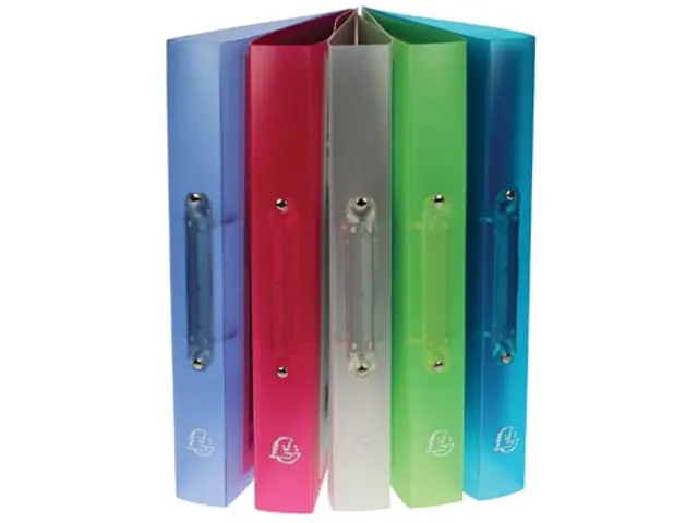 Classeur à Anneaux Kreacover 2 Anneaux, 5 Couleurs Assorties: Turquoi