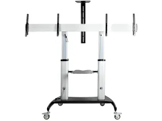 Dual TV Standaard op Wielen voor 37-60 Inch VESA TV's - 2