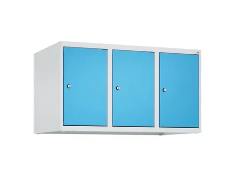 opzetkast,v. locker,3vak.,vak B 300mm,HxBxD 500x900x500mm,vleugeldeur