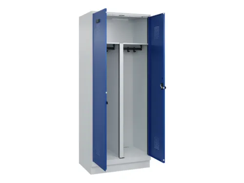 PBM-locker,HxBxD 1950x800x500mm,2vak,vak B 400mm,draaigrendel