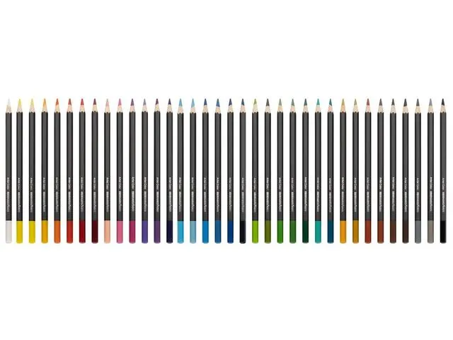 Crayons de couleur Eberhard Faber Artist Color étui métallique de 36