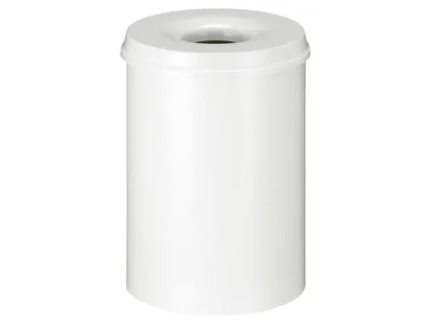 Vlamdovende papierbak 30 liter Grijs/Wit