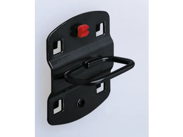 tanghouder,v. perfoplaat,L 55mm,zilverkleurig,staal,RAL7016