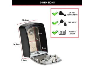 Sleutelkluis MasterLock 5403EURD Select Access extra groot - 3