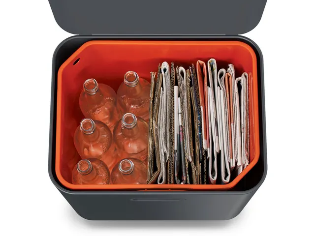 Afvalemmer Intelligent Waste Bin Totem Max 60 Liter Grafiet