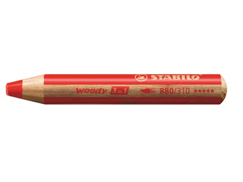 Kleurpotlood STABILO 882 woody 3-in-1 incl. 2 slijpers classpack 48st