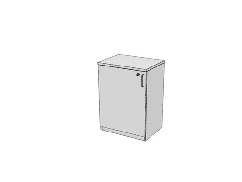 kantoorkast,HxBxD 825x600x445mm,Bl-wit