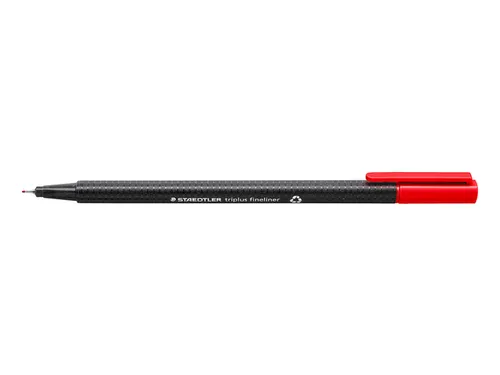 Fineliner Staedtler Triplus 334 rood 0.3mm