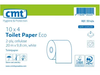 CMT Toiletpapier Eco Cel 2-laags 180vel 10x4 rol - 3