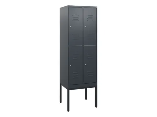 dubbeldekse locker,HxBxD 1950x600x500mm,2x2vak.,vak B 300mm