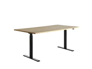 Elektrisch ihv bureau,HxBxD 700-1200x1800x800mm,blad esdoorn - 2