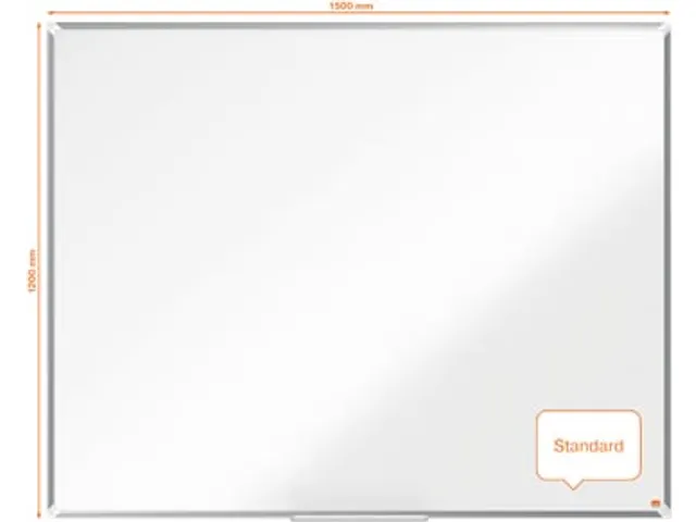 Nobo Whiteboard 120x150cm Staal Premium Plus Magnetisch