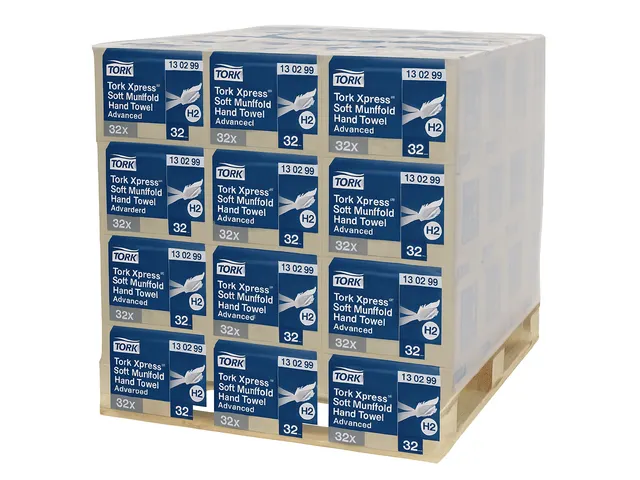 Tork 130299 Xpress H2 Soft Natural Multifold Handdoek 2-laags Pallet