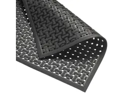 werkplekmat,mat,HxLxB 8,5x1520x910mm,nitril,geperforeerd,antislip