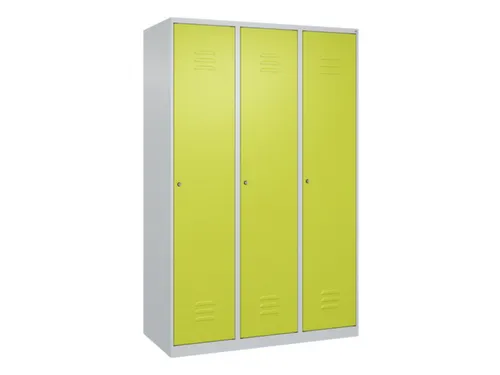 locker voor scheiding van kleding,HxBxD 1850x1200x500mm,3vak