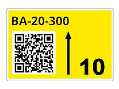 Brother LTZ16075FQR, Geel, Rechthoek, Universeel, 110 mm, 75 mm, 260 s